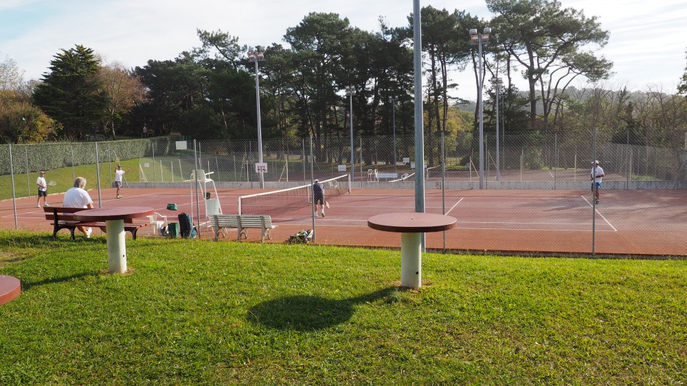 Courts de tennis du Tennis Club de Guéthary